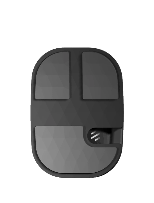 Vector Tag seated in its charging cradle, 360 degree rotating view